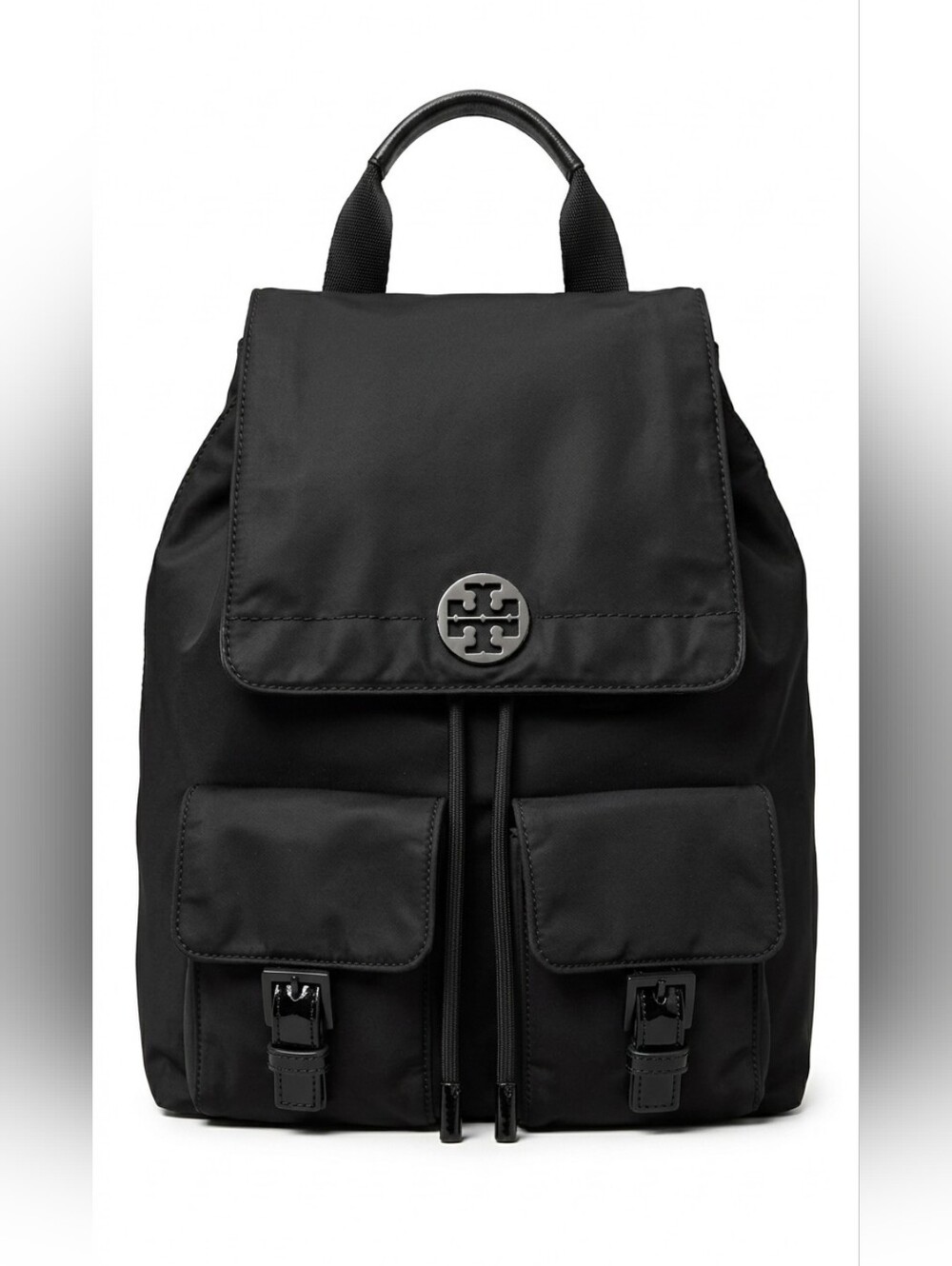 Tory Burch Black Nylon Backpack - Sleek Everyday Bag
